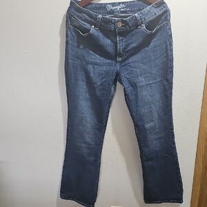 Wrangler Women's Dark Blue Boot Cut Jeans